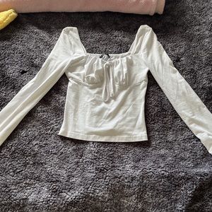 Flattering White Top